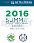 SUMMIT DRAFT PROGRAM AGENDA APRIL 18-19, 2016