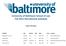 University of Baltimore School of Law Fall 2011 Recruitment Schedule