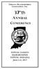 INDIANA BLACKSMITHING ASSOCIATION, INC. 37 th ANNUAL CONFERENCE