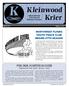 Official Publication of the Kleinwood Homeowners Association. March 2014 Volume 4, Issue 3