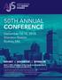 50TH ANNUAL CONFERENCE