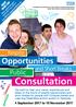 Consultation. Opportunities. Public. Respite. and Short Breaks. 4 September 2017 to 10 November 2017 YOUR SAY