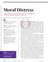 Moral Distress. Using mindfulness-based stress reduction interventions to decrease nurse perceptions of distress MORAL DISTRESS