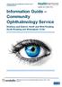 Information Guide Community Ophthalmology Service