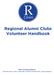 Regional Alumni Clubs Volunteer Handbook