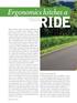 ride Ergonomics hitches a Defining sustainability 40 Industrial Engineer