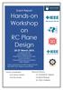 Event Report Hands-on Workshop on RC Plane Design