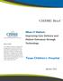 CHIME Brief. Texas Children s Hospital. When IT Matters: Improving Care Delivery and Patient Outcomes through Technology.
