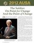 The Soldier: On Point for Change And the Point of Change