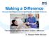 Making a Difference Management Programme for Staff Nurses and Staff Midwives