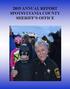 2015 ANNUAL REPORT SPOTSYLVANIA COUNTY SHERIFF S OFFICE