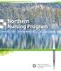 Annual Report. Northern Nursing Program