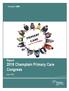 Report: 2018 Champlain Primary Care Congress