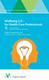 Wellbeing 2.0 for Health Care Professionals