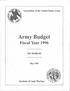 Association of the United States Army. Army Budget. Fiscal Year An Analysis. May Institute of Land Warfare