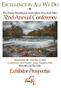 Exhibitor Prospectus EXCELLENCE INALLWE DO. The Nurse Practitioner Association New York State 32nd Annual Conference