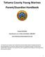 Tehama County Young Marines Parent/Guardian Handbook