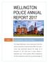 WELLINGTON POLICE ANNUAL REPORT 2017
