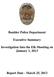 Boulder Police Department. Executive Summary. Investigation Into the Elk Shooting on January 1, 2013