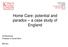Home Care: potential and paradox a case study of England