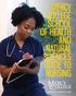 MERCY COLLEGE SCHOOL OF HEALTH AND NATURAL SCIENCES GUIDE TO NURSING