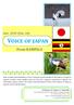 Voice of japan. From KAMPALA. July 2018 (Vol. 10)