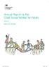 Annual Report by the Chief Social Worker for Adults
