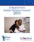 A Report from Family Partners Council