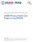 USAID Primary Health Care Project in Iraq (PHCPI)