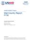 Mali Country Report FY16
