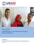 EVALUATION USAID/Ethiopia: Private Health Sector Program Mid-term Evaluation