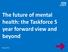 The future of mental health: the Taskforce 5 year forward view and beyond