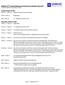 SSWLHC 52 nd Annual Meeting & Conference Schedule of Events* * Schedule is preliminary and subject to change