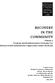 RECOVERY IN THE COMMUNITY. Volume 2 Program and Reimbursement Strategies for Mental Health Rehabilitative Approaches Under Medicaid