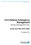 Civil Defence Emergency Management