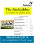 The Jindajabber. November December 2017 CHRISTMAS PARTYS INFORMATION ON PAGE 19-20