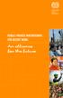 PUBLIC-PRIVATE PARTNERSHIPS FOR DECENT WORK: An alliance for the future