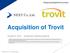 Acquisition of Trovit