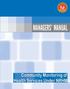 ( ) MANAGERS MANUAL. Community Monitoring of Health Services Under NRHM