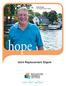 John Knapp Hip Replacement Patient. hope. Joint Replacement Digest. Care that matters.