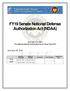 FY19 Senate National Defense Authorization Act (NDAA)