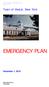 Town of Vestal Emergency Plan Page 1 of 18. Town of Vestal, New York EMERGENCY PLAN. December 1, 2016