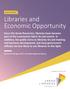 Libraries and Economic Opportunity