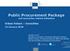 Public Procurement Package and innovation related initiatives