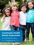 Community Health Needs Assessment. Implementation Strategy