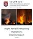 Night Aerial Firefighting Operations Interim Report