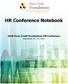 HR Conference Notebook