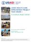 USAID HEALTH CARE IMPROVEMENT PROJECT