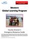 Western Global Learning Program