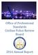 Office of Professional Standards Civilian Police Review Board